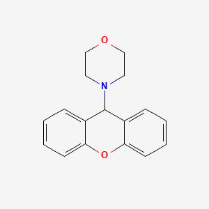 molecular formula C17H17NO2 B4666992 4-(9H-xanthen-9-yl)morpholine 