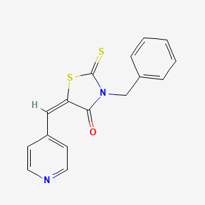 3-benzyl-5-(4-pyridinylmethylene)-2-thioxo-1,3-thiazolidin-4-one