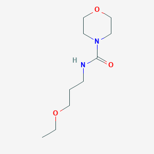 molecular formula C10H20N2O3 B4667094 N-(3-ethoxypropyl)-4-morpholinecarboxamide 