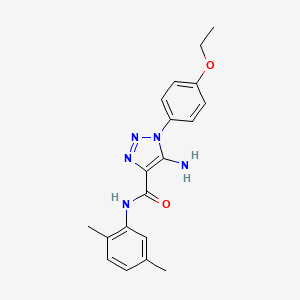 molecular formula C19H21N5O2 B4667140 5-amino-N-(2,5-dimethylphenyl)-1-(4-ethoxyphenyl)-1H-1,2,3-triazole-4-carboxamide CAS No. 951894-28-3