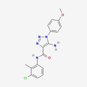 5-amino-N-(3-chloro-2-methylphenyl)-1-(4-methoxyphenyl)-1H-1,2,3-triazole-4-carboxamide