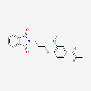 2-{3-[2-methoxy-4-(1-propen-1-yl)phenoxy]propyl}-1H-isoindole-1,3(2H)-dione