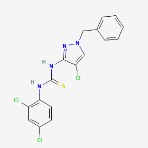 N-(1-benzyl-4-chloro-1H-pyrazol-3-yl)-N'-(2,4-dichlorophenyl)thiourea