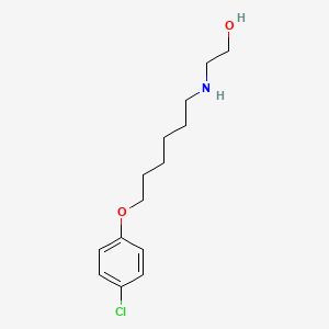 2-{[6-(4-chlorophenoxy)hexyl]amino}ethanol