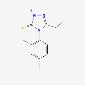 molecular formula C12H15N3S B4667385 4-(2,4-dimethylphenyl)-5-ethyl-4H-1,2,4-triazole-3-thiol 