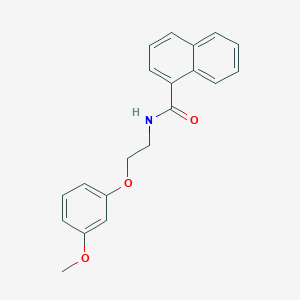 N-[2-(3-methoxyphenoxy)ethyl]-1-naphthamide