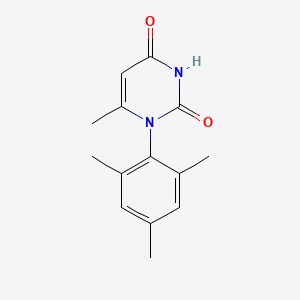 molecular formula C14H16N2O2 B4667427 1-mesityl-6-methyl-2,4(1H,3H)-pyrimidinedione 
