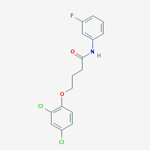 4-(2,4-dichlorophenoxy)-N-(3-fluorophenyl)butanamide