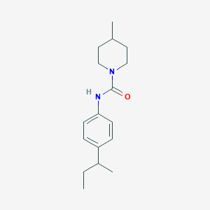 molecular formula C17H26N2O B4667547 N-(4-sec-butylphenyl)-4-methyl-1-piperidinecarboxamide 