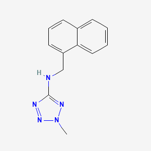 molecular formula C13H13N5 B4667745 2-methyl-N-(1-naphthylmethyl)-2H-tetrazol-5-amine 