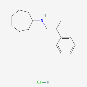 N-(2-phenylpropyl)cycloheptanamine hydrochloride