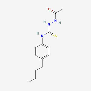 2-acetyl-N-(4-butylphenyl)hydrazinecarbothioamide