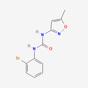 molecular formula C11H10BrN3O2 B4667915 N-(2-bromophenyl)-N'-(5-methyl-3-isoxazolyl)urea 