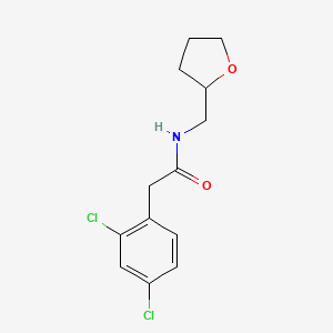 2-(2,4-dichlorophenyl)-N-(tetrahydro-2-furanylmethyl)acetamide