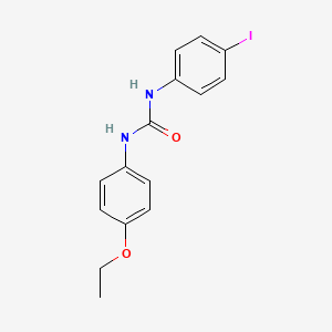 molecular formula C15H15IN2O2 B4667996 N-(4-ethoxyphenyl)-N'-(4-iodophenyl)urea 