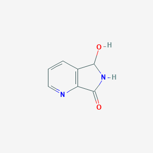molecular formula C7H6N2O2 B046680 5-羟基-5H-吡咯并[3,4-b]吡啶-7(6H)-酮 CAS No. 115012-10-7