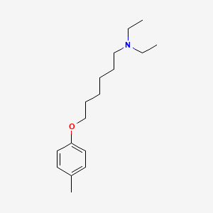 molecular formula C17H29NO B4668018 N,N-diethyl-6-(4-methylphenoxy)-1-hexanamine 