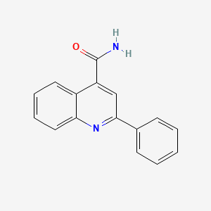 molecular formula C16H12N2O B4668241 2-苯基-4-喹啉甲酰胺 CAS No. 29197-45-3