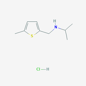 N-[(5-methyl-2-thienyl)methyl]propan-2-amine hydrochloride