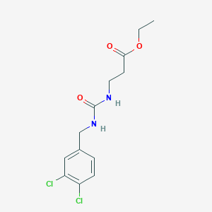 ethyl N-{[(3,4-dichlorobenzyl)amino]carbonyl}-beta-alaninate