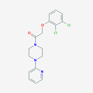 molecular formula C17H17Cl2N3O2 B4668468 1-[(2,3-dichlorophenoxy)acetyl]-4-(2-pyridinyl)piperazine 