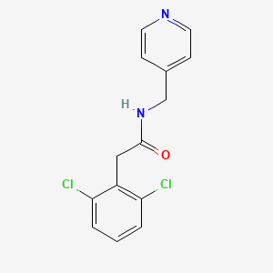 molecular formula C14H12Cl2N2O B4668502 2-(2,6-dichlorophenyl)-N-(4-pyridinylmethyl)acetamide 