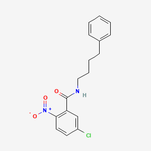 molecular formula C17H17ClN2O3 B4668643 5-chloro-2-nitro-N-(4-phenylbutyl)benzamide 