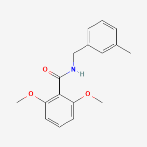 molecular formula C17H19NO3 B4668691 2,6-dimethoxy-N-(3-methylbenzyl)benzamide 