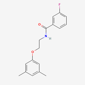 N-[2-(3,5-dimethylphenoxy)ethyl]-3-fluorobenzamide