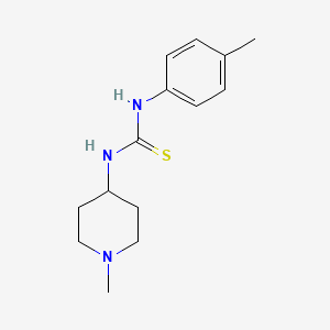 N-(4-methylphenyl)-N'-(1-methyl-4-piperidinyl)thiourea