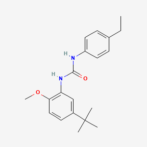 molecular formula C20H26N2O2 B4668876 N-(5-tert-butyl-2-methoxyphenyl)-N'-(4-ethylphenyl)urea 