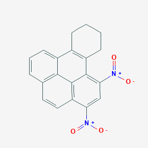 B046689 Benzo(e)pyrene, 9,10,11,12-tetrahydro-1,3-dinitro- CAS No. 120812-50-2