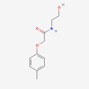 molecular formula C11H15NO3 B4668902 N-(2-hydroxyethyl)-2-(4-methylphenoxy)acetamide CAS No. 66889-71-2