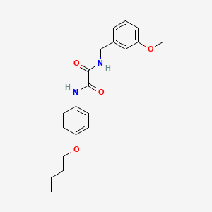 molecular formula C20H24N2O4 B4668957 N-(4-butoxyphenyl)-N'-(3-methoxybenzyl)ethanediamide 