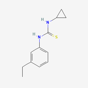 N-cyclopropyl-N'-(3-ethylphenyl)thiourea