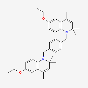 molecular formula C36H44N2O2 B4669060 1,1'-[1,4-phenylenebis(methylene)]bis(6-ethoxy-2,2,4-trimethyl-1,2-dihydroquinoline) 