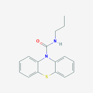 molecular formula C16H16N2OS B466908 N-propyl-10H-phenothiazine-10-carboxamide CAS No. 81225-59-4