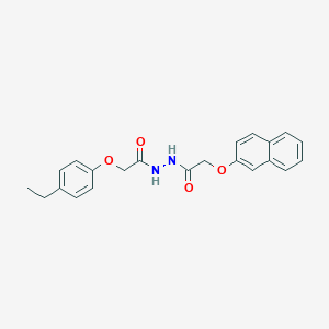 B466910 N'-[(4-ethylphenoxy)acetyl]-2-(2-naphthyloxy)acetohydrazide CAS No. 461654-20-6