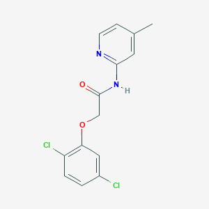 2-(2,5-dichlorophenoxy)-N-(4-methyl-2-pyridinyl)acetamide