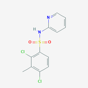 2,4-dichloro-3-methyl-N-2-pyridinylbenzenesulfonamide