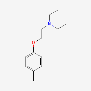 molecular formula C13H21NO B4669468 N,N-diethyl-2-(4-methylphenoxy)ethanamine CAS No. 19881-34-6