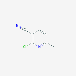 molecular formula C7H5ClN2 B046695 2-氯-6-甲基烟腈 CAS No. 28900-10-9