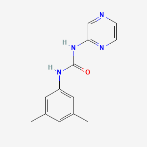 molecular formula C13H14N4O B4669644 N-(3,5-dimethylphenyl)-N'-2-pyrazinylurea 
