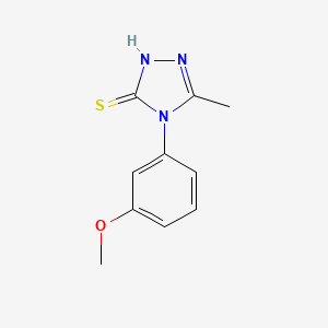 4-(3-methoxyphenyl)-5-methyl-4H-1,2,4-triazole-3-thiol