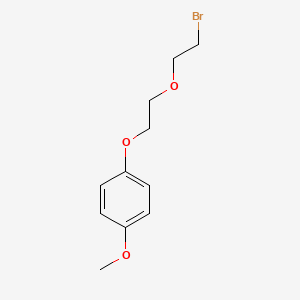 molecular formula C11H15BrO3 B4669851 1-[2-(2-bromoethoxy)ethoxy]-4-methoxybenzene 