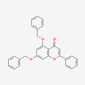 molecular formula C29H22O4 B4669946 5,7-bis(benzyloxy)-2-phenyl-4H-chromen-4-one 