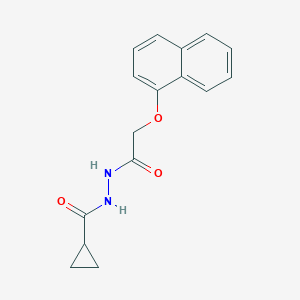 N'-[2-(1-naphthyloxy)acetyl]cyclopropanecarbohydrazide