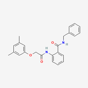 molecular formula C24H24N2O3 B4670083 N-benzyl-2-{[(3,5-dimethylphenoxy)acetyl]amino}benzamide 