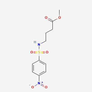 methyl 4-{[(4-nitrophenyl)sulfonyl]amino}butanoate