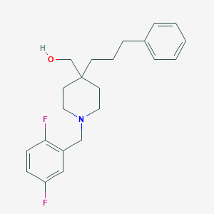 [1-(2,5-difluorobenzyl)-4-(3-phenylpropyl)-4-piperidinyl]methanol